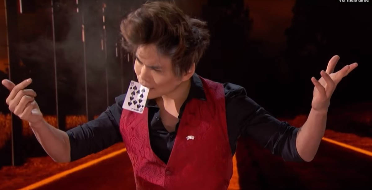 Shin Lim voltou ao America´s Got Talent com truque de cartas impressionante